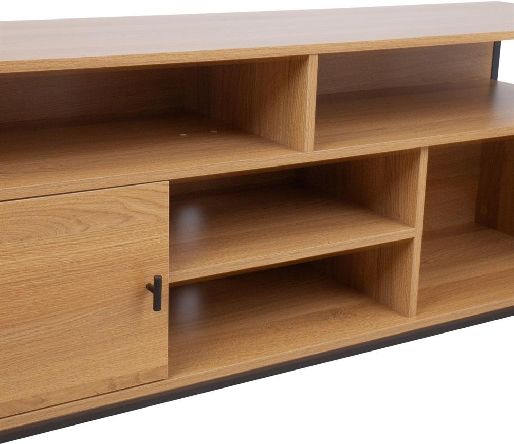 TV Table Study 1 | size: Length: 40cm, Width: 150cm, Height: 54cm | color: Oak | image: 2 | variant: 1017045