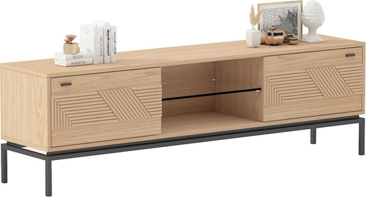 TV Table Thun | size: Length: 40cm, Width: 180cm, Height: 55cm | color: Oak | image: 1 | variant: 1006169