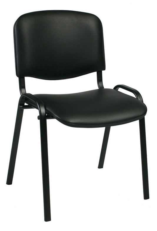 Visitor's Chair East Reykjavik | size: Width: 54cm, Height: 82cm, Depth: 42cm | color: Black | image: 0 | variant: 1005911