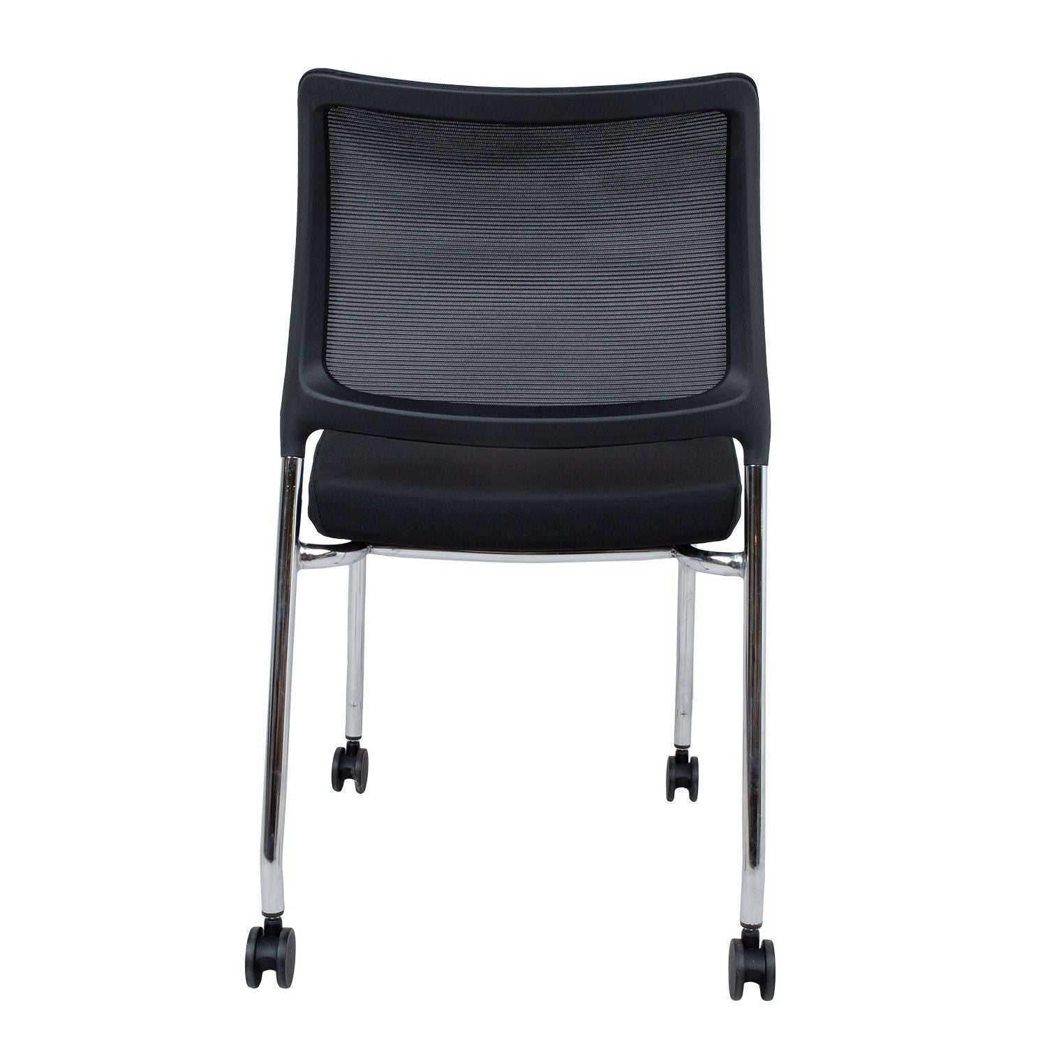 Visitor's Chair East Trieste | size: Width: 55cm, Height: 83cm, Depth: 48cm | color: Black | image: 3 | variant: 1006478