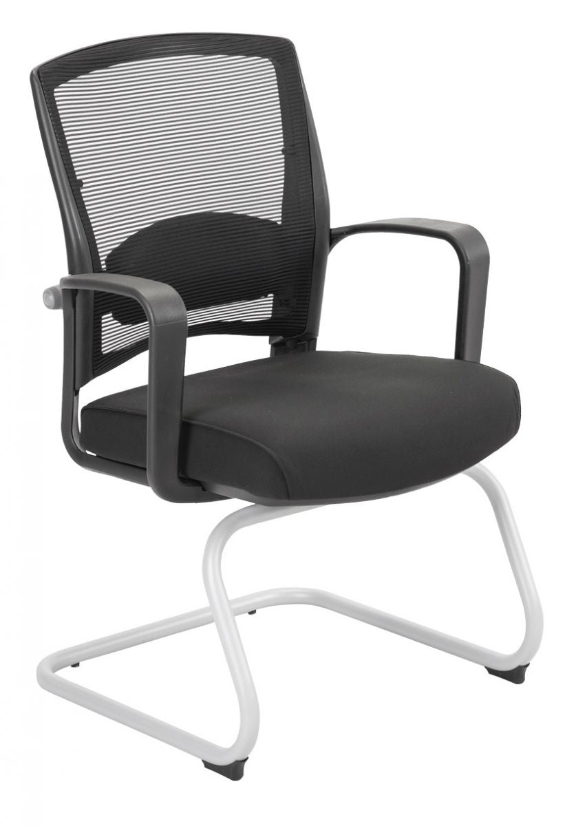 Visitor's Chair Llangollen | size: Width: 61cm, Height: 93cm, Depth: 57cm | color: Black | image: 0 | variant: 1005748
