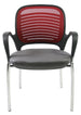 Visitor's Chair Spalding | size: Width: 59cm, Height: 84cm, Depth: 59cm | color: Red | image: 0 | variant: 1000286