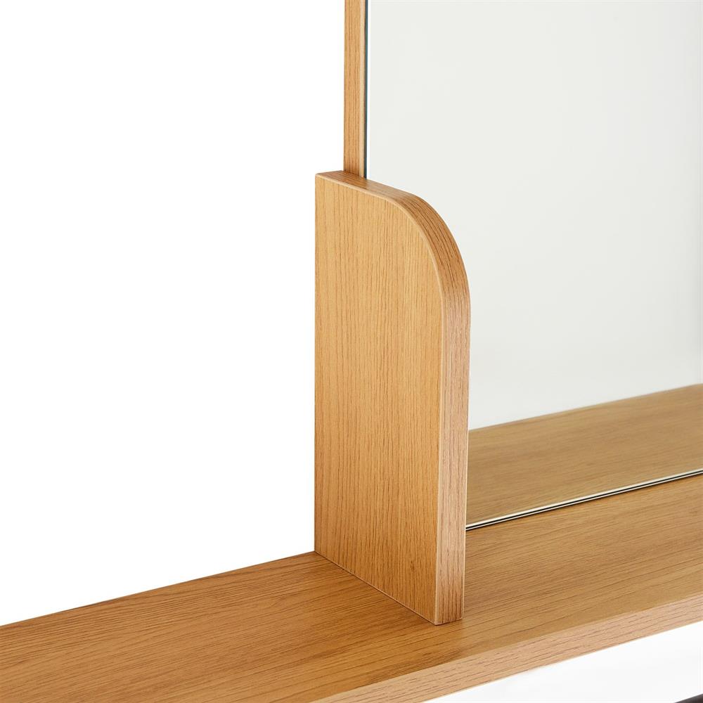 Wall Mirror Aalborg | color: Oak | image: 4 | variant: 1017734
