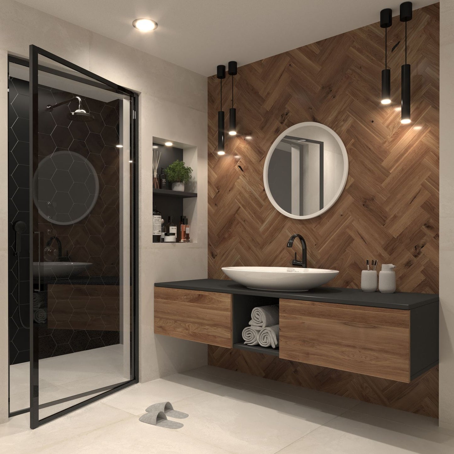 Wall Mirror Grace 1 | color: White | image: 1 | variant: 1002159