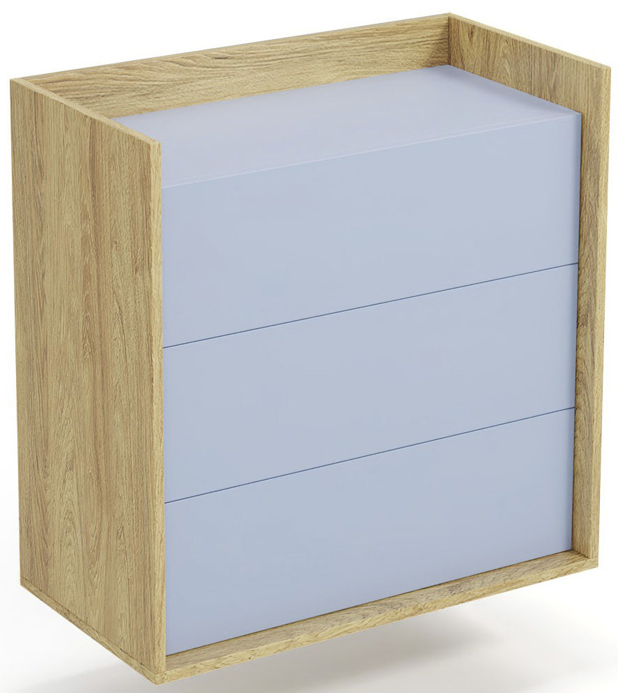 Wall Shelf Lahti | size: Length: 78cm, Width: 41cm, Height: 83cm | color: Blue | image: 1 | variant: 1002068