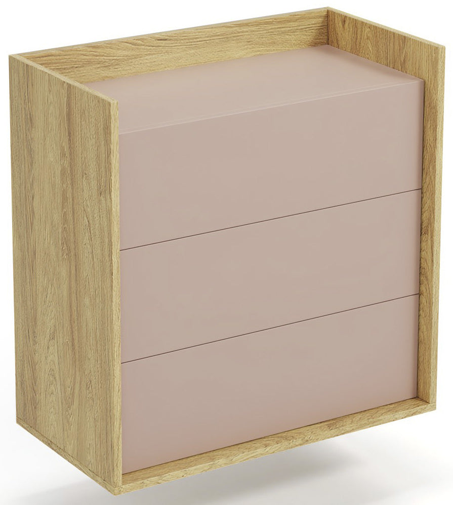Wall Shelf Lahti | size: Length: 78cm, Width: 41cm, Height: 83cm | color: Pink | image: 1 | variant: 1002065