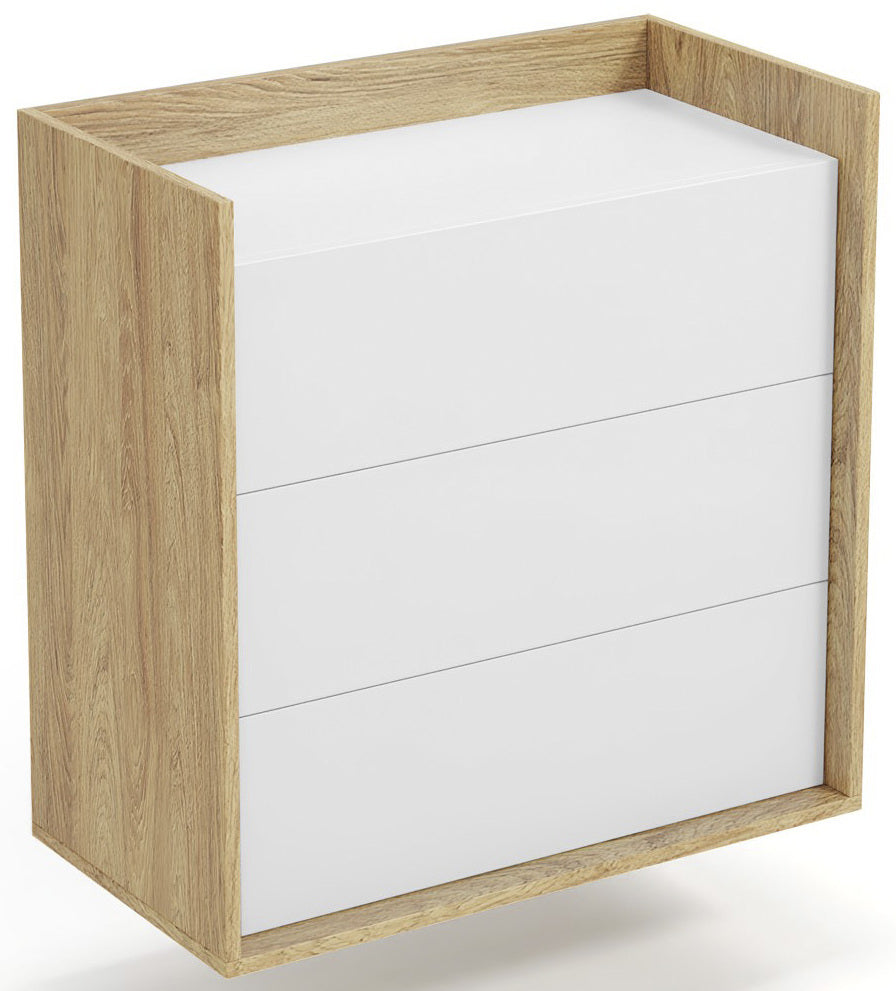 Wall Shelf Lahti | size: Length: 78cm, Width: 41cm, Height: 83cm | color: White | image: 1 | variant: 1002066