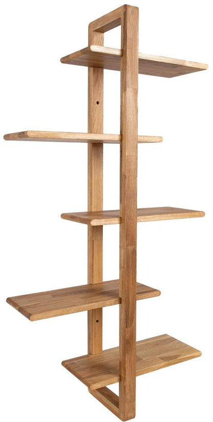 Wall Shelf Llandudno | size: Width: 40cm, Height: 115.2cm, Depth: 21.6cm | color: Oak | image: 1 | variant: 1006105