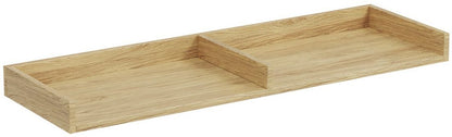 Wall Shelf Mobius 110 | size: Width: 110cm, Height: 8cm, Depth: 41cm | color: Oak | image: 1 | variant: 1012183