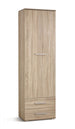 Wardrobe Copenhagen | size: Width: 60cm, Height: 200cm, Depth: 40cm | color: Oak | image: 1 | variant: 1001941