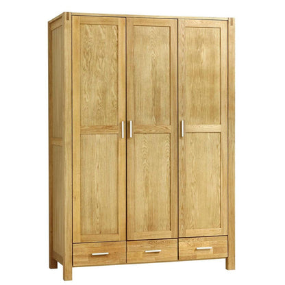Wardrobe East Daventry | size: Width: 130cm, Height: 190cm, Depth: 57cm | color: Natural | image: 1 | variant: 1004960